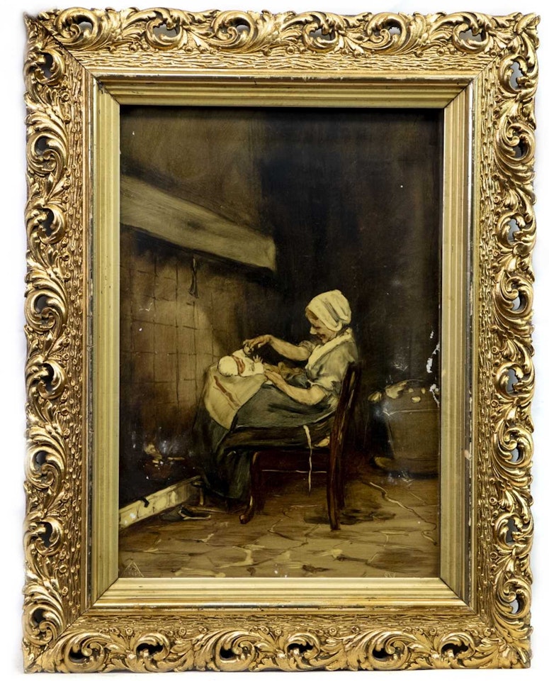 INTERIOR GENRE SCENE by Continental School