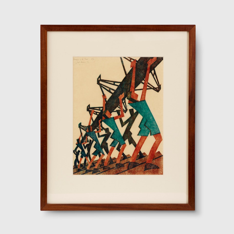 Bringing in the Boat by Sybil Andrews