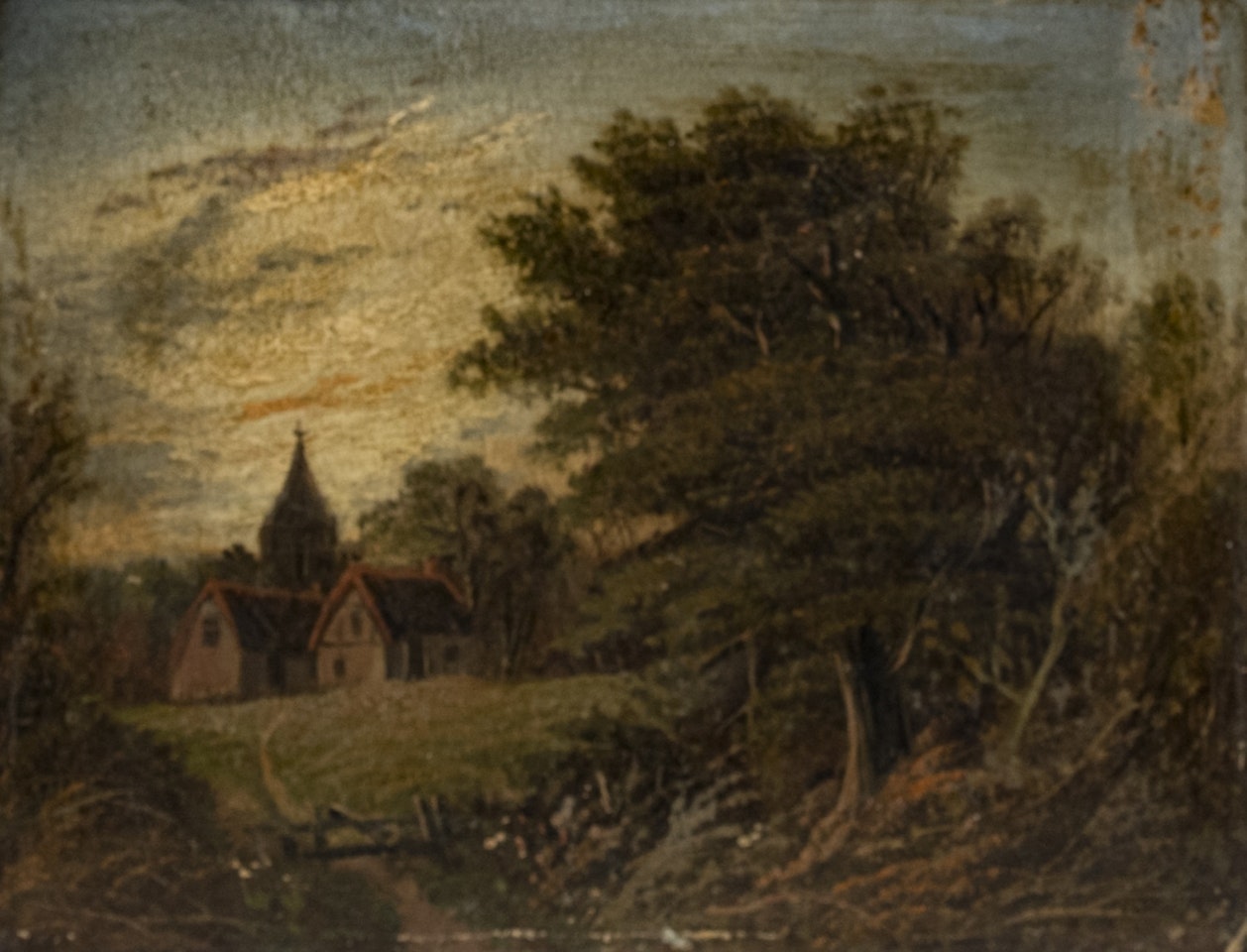 A PAIR OF RURAL SCENES by Continental School
