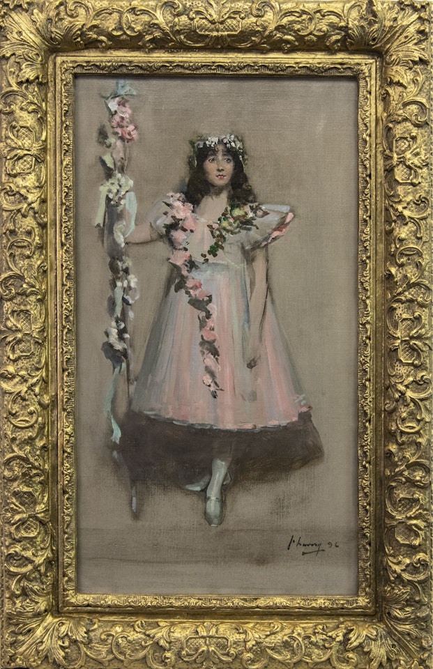THE GARLANDED BALLERINA by John Lavery