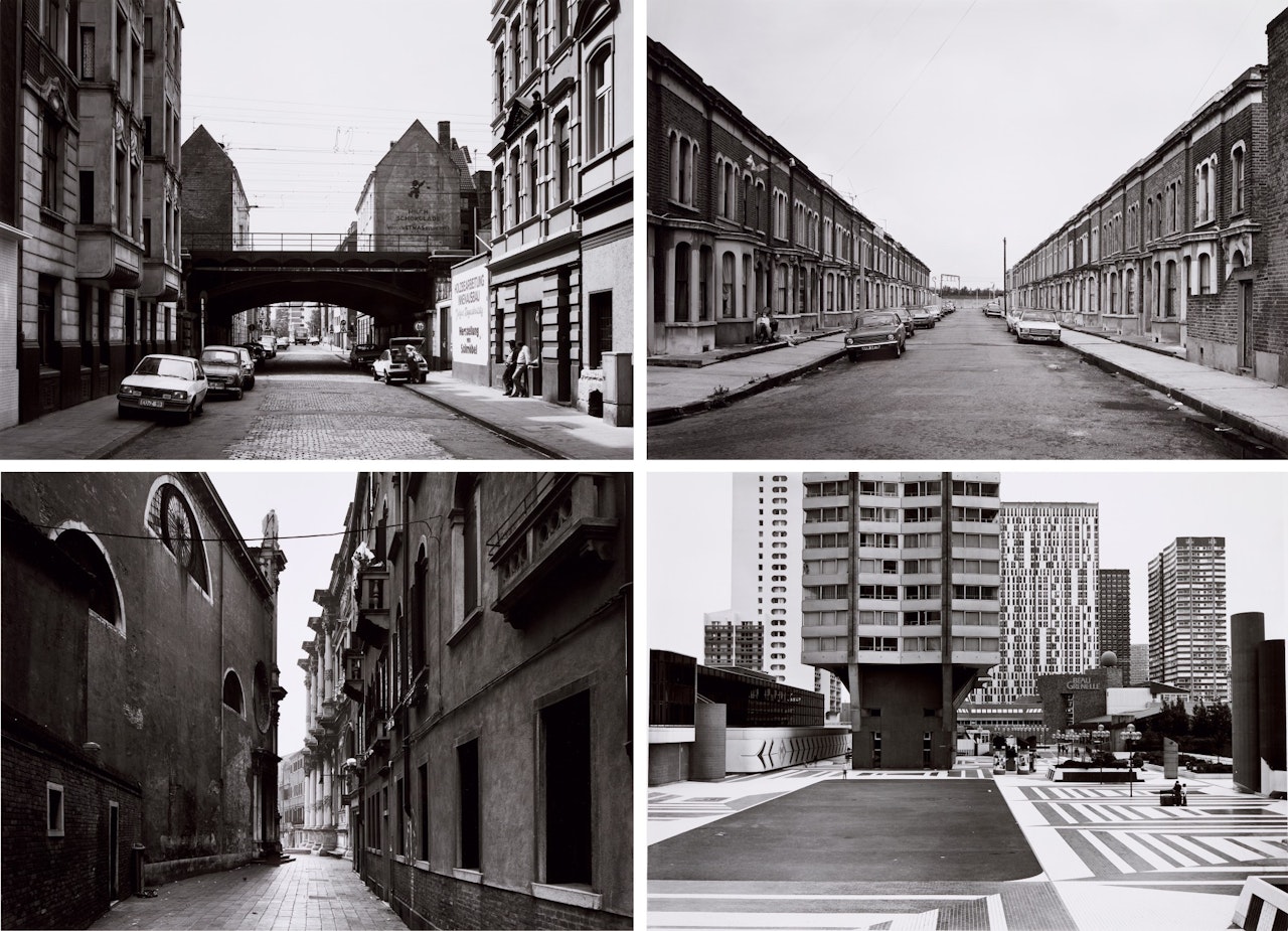 Clinton Road', Murdock Cottages, London, 1977; 'Panorama 2', Beaugrenelle, Paris, 1979; 'Gereonswall', Koln, 1980; 'Calle Tintoretto', Venezia by Thomas Struth