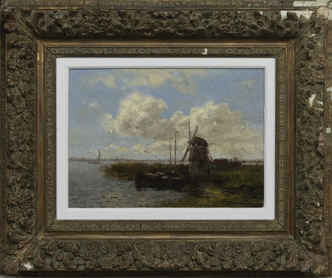 WINDMILLS AND WATER by Dutch School