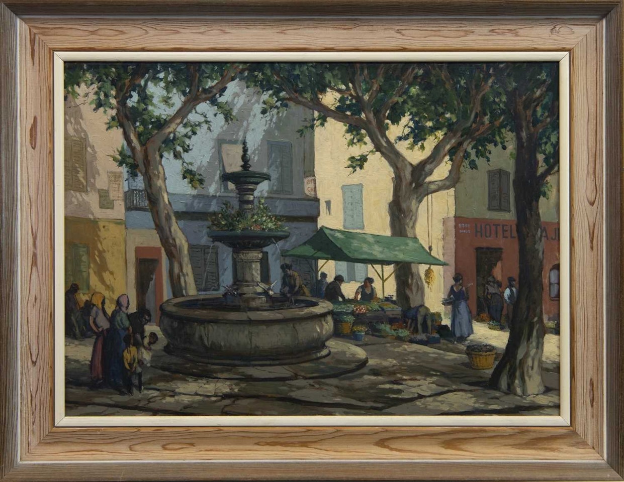 MEDITERRANEAN STREET SCENE by French School