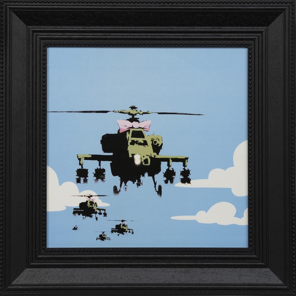 DIRTY FLUNKER FLAT BEAT (HAPPY CHOPPERS) by Banksy
