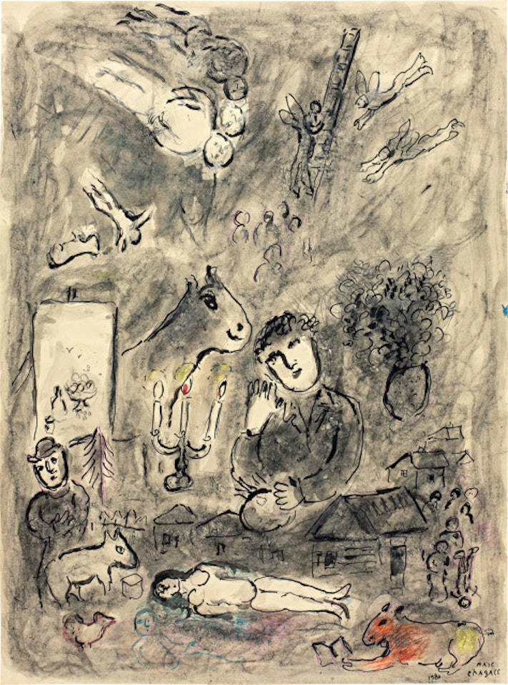 La vision du peintre by Marc Chagall