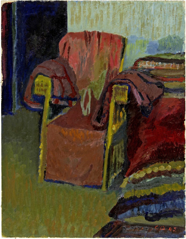 Interieur mit Fauteuil by Cuno Amiet
