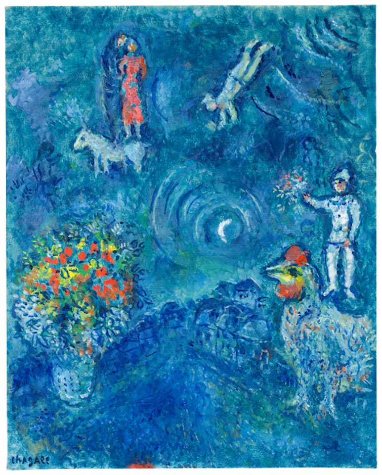 La fête au village by Marc Chagall