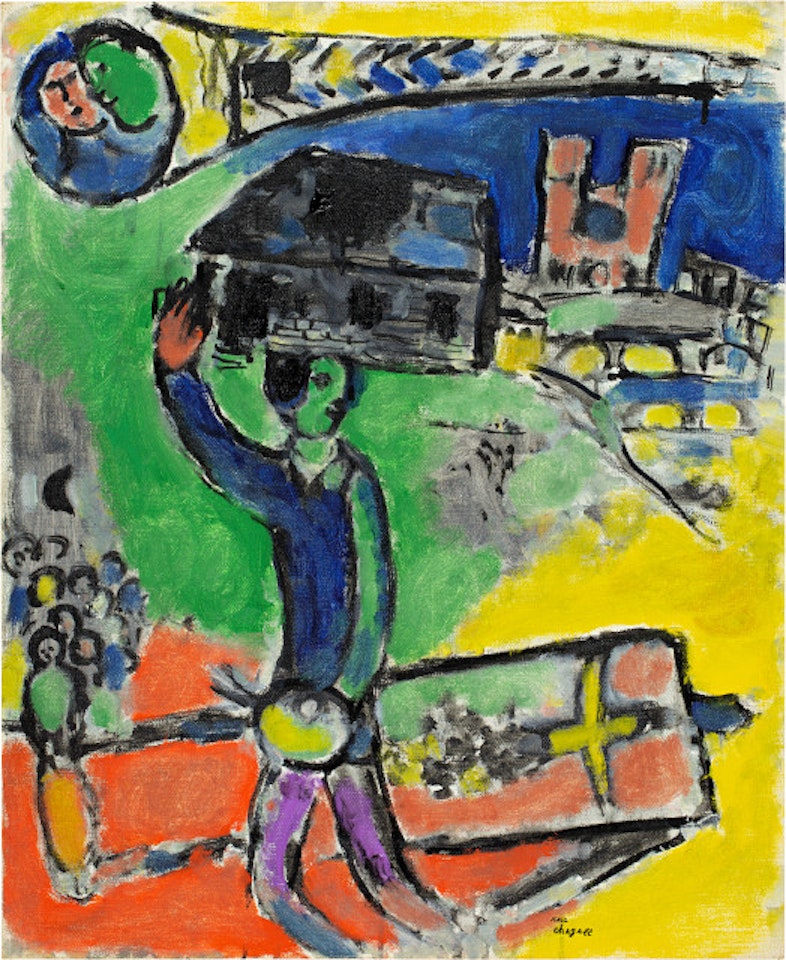 La maison du peintre by Marc Chagall