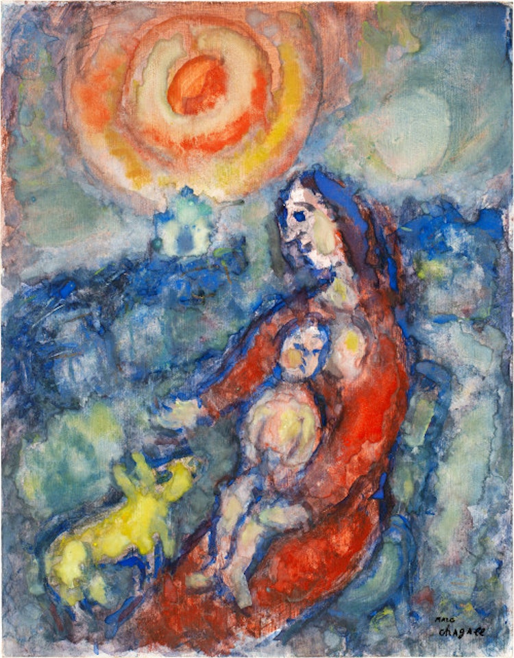 Mère et enfant by Marc Chagall