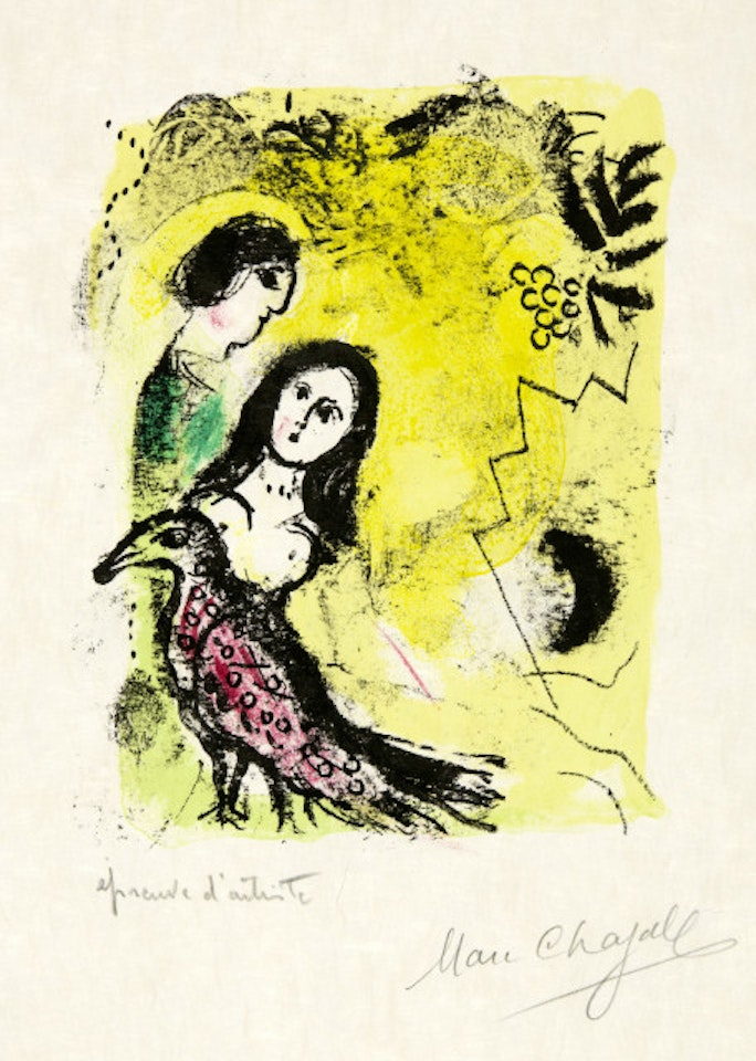 The elegy of the trade winds by Marc Chagall