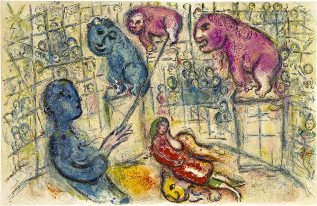 Cirque; Lithographies originales de Marc Chagall by Marc Chagall