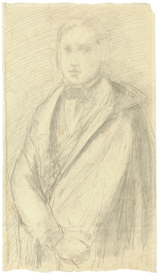 Autoportrait tourné vers la gauche by Edgar Degas