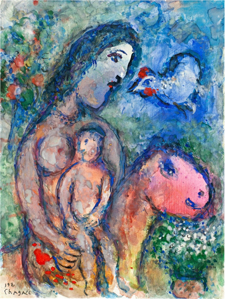 Mère et enfant by Marc Chagall