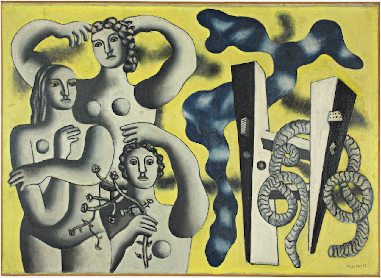 Composition aux trois figures by Fernand Leger