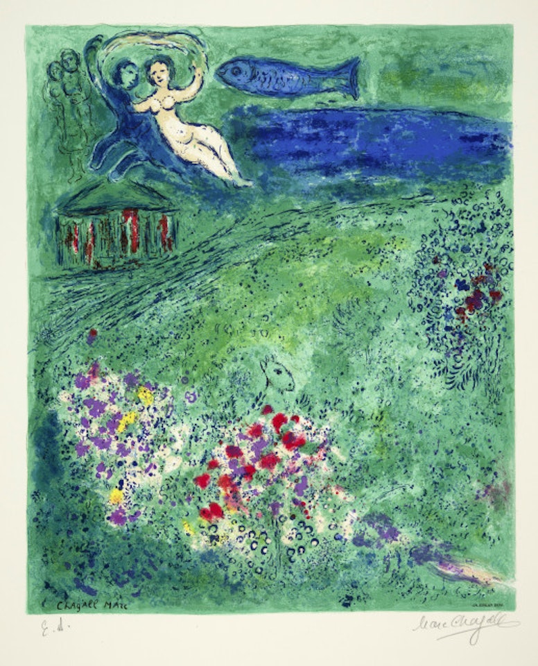 The orchard by Marc Chagall