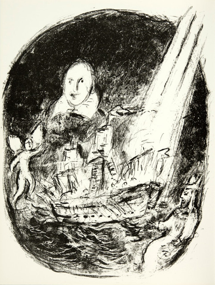 William Shakespeare. The Tempest by Marc Chagall