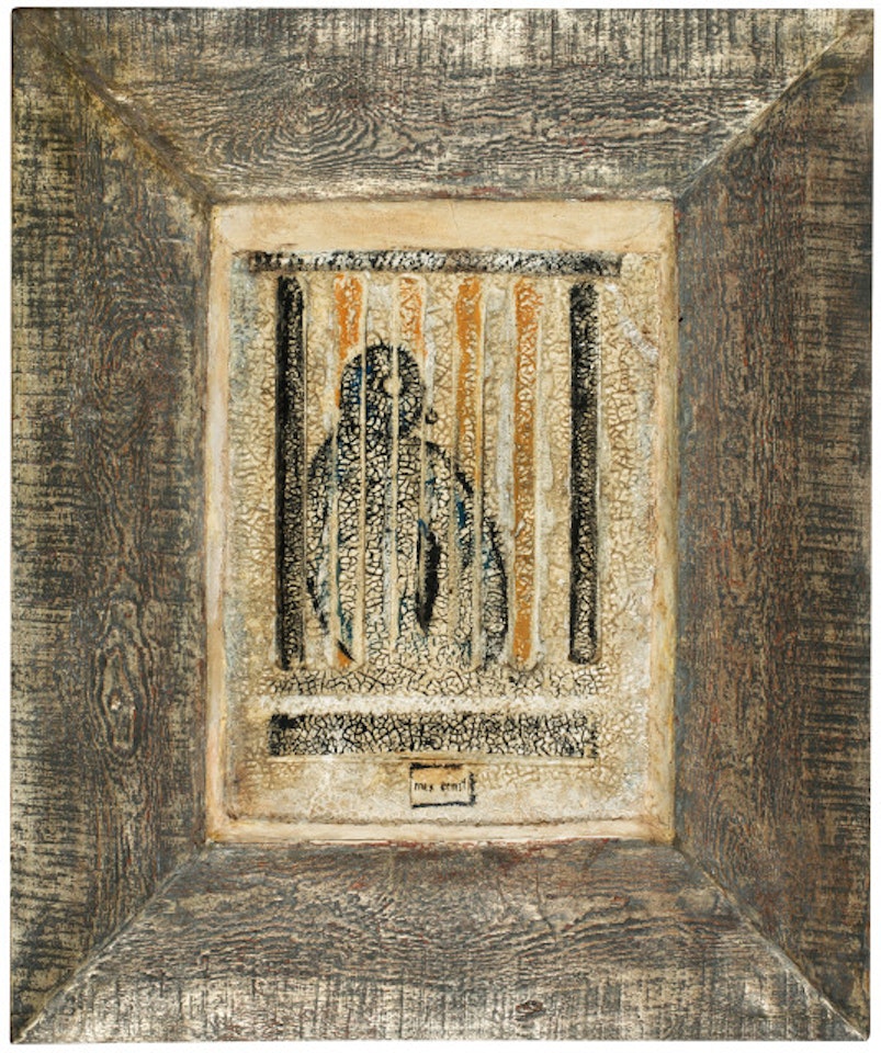 Oiseau en cage by Max Ernst
