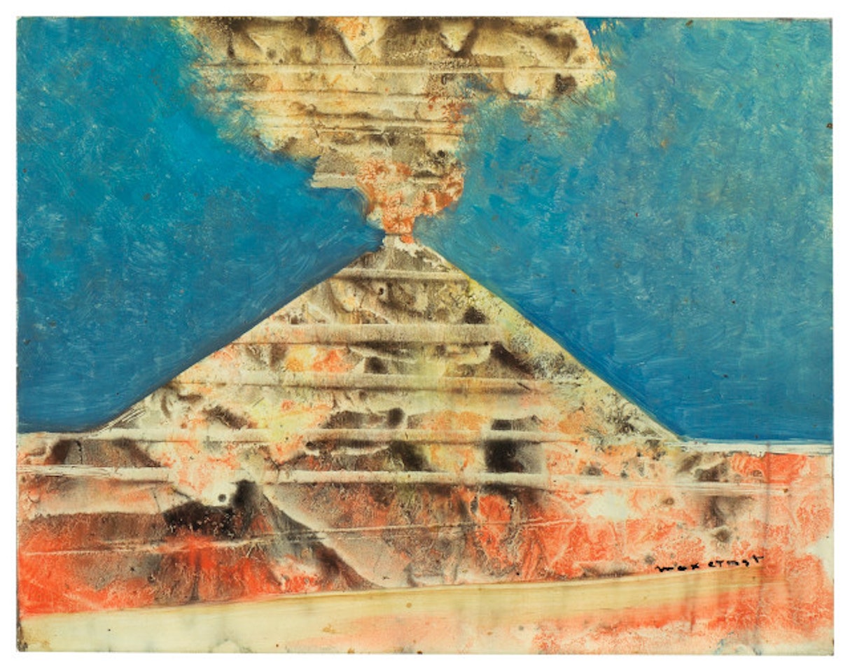 Le volcan by Max Ernst