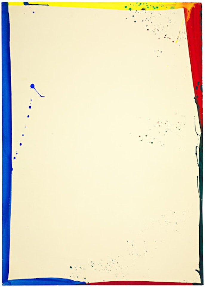 Any Side Down by Sam Francis