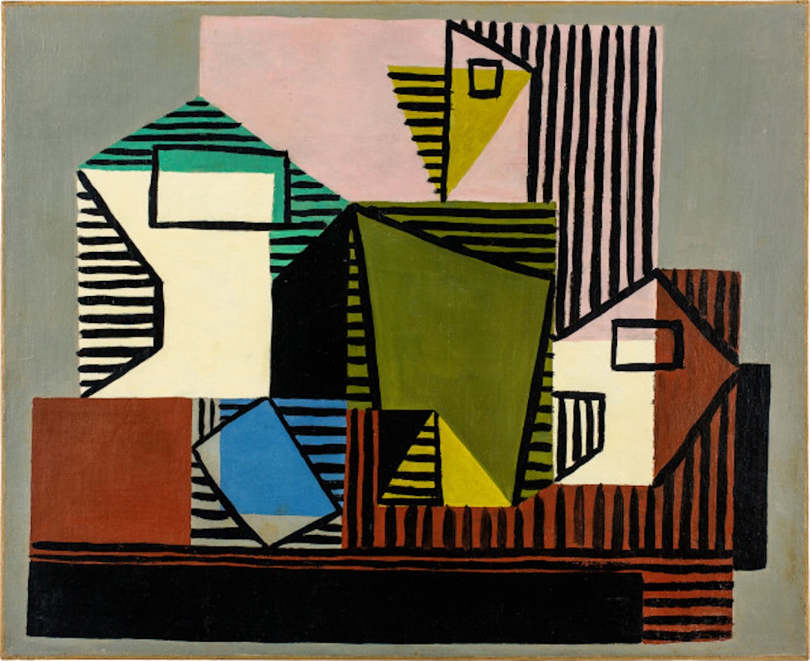 Compotier, bouteille et verre by Pablo Picasso