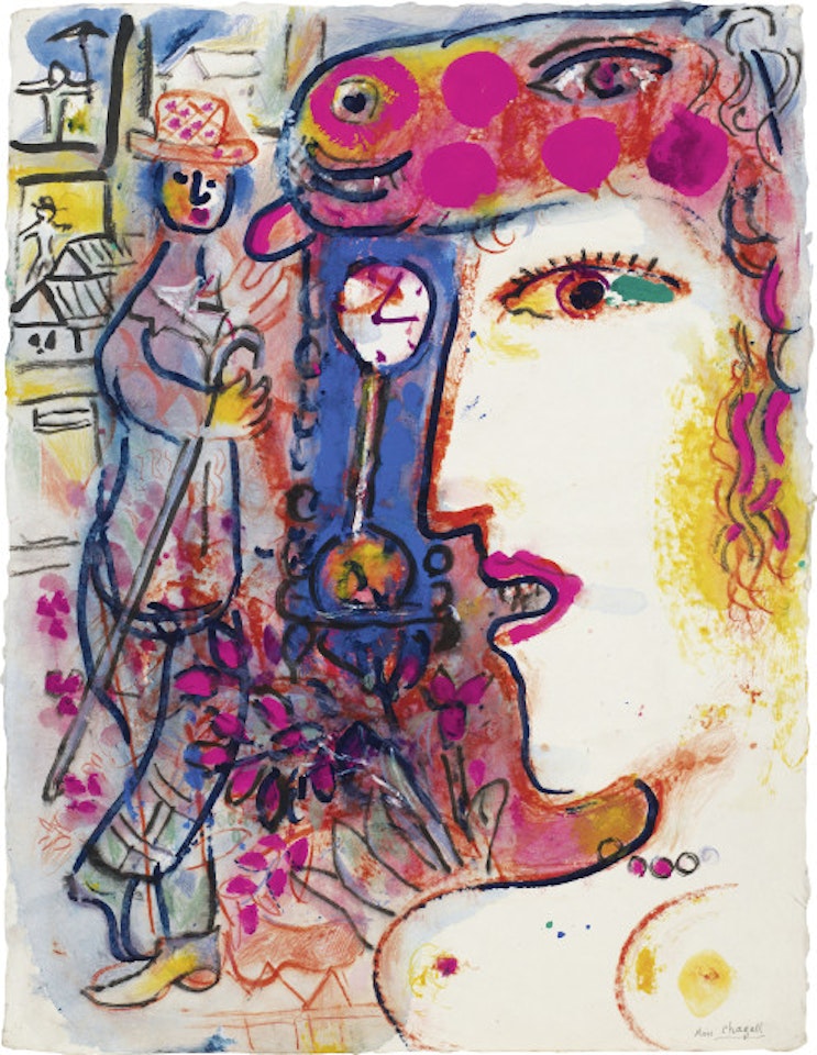 The Profile by Marc Chagall