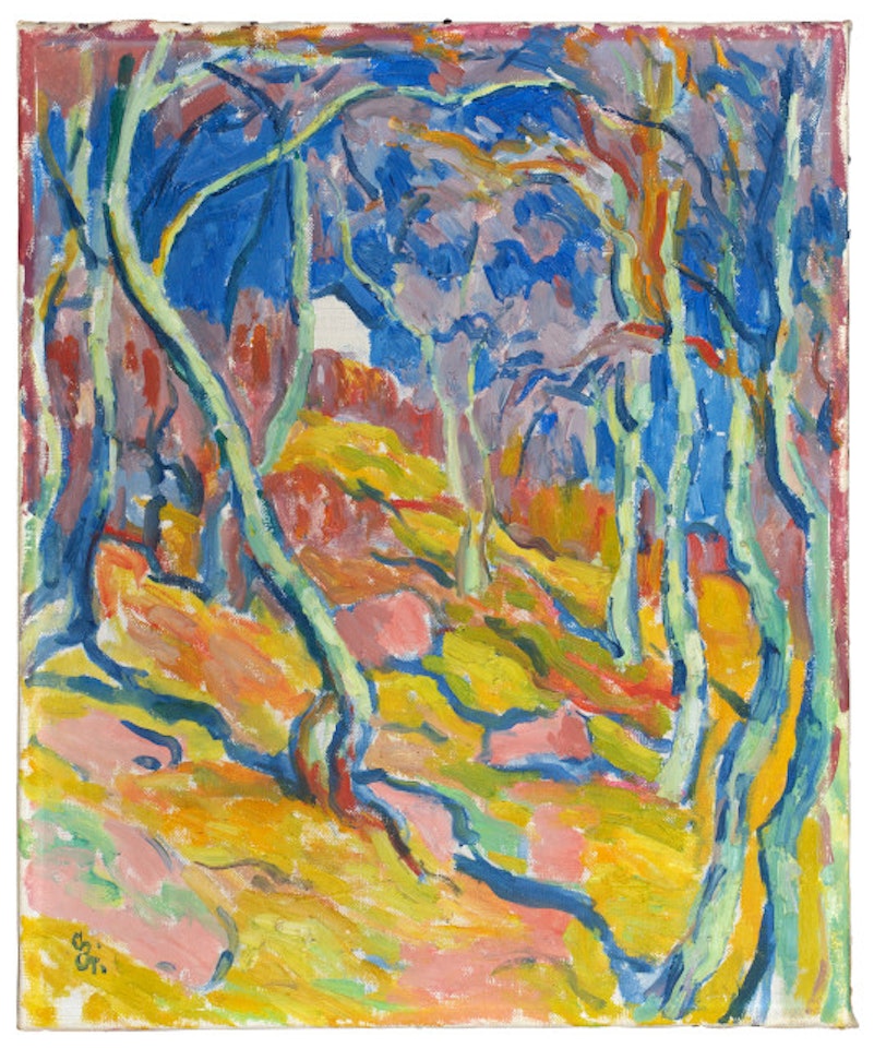 Paesaggio di Bregaglia - Waldinneres by Giovanni Giacometti