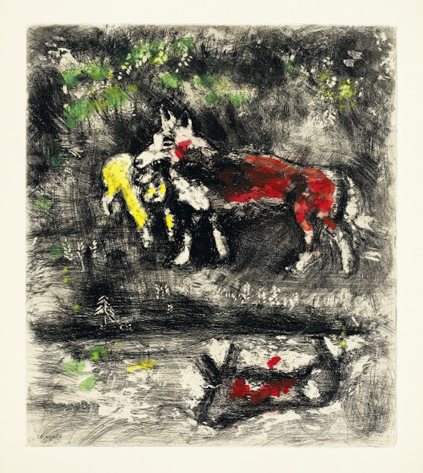 The Fountain - Fables by Marc Chagall