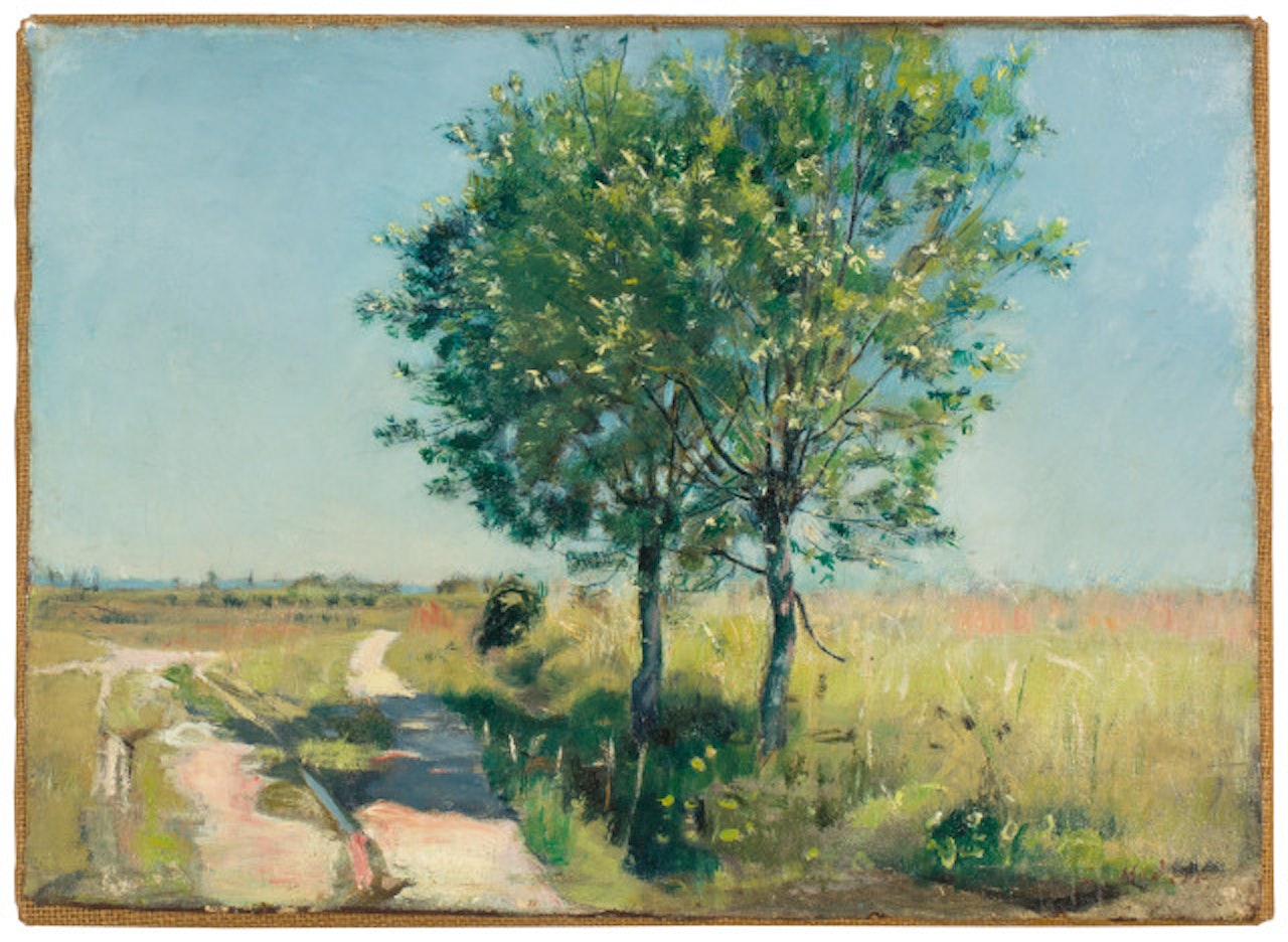 Weiden am Wegrand by Ferdinand Hodler
