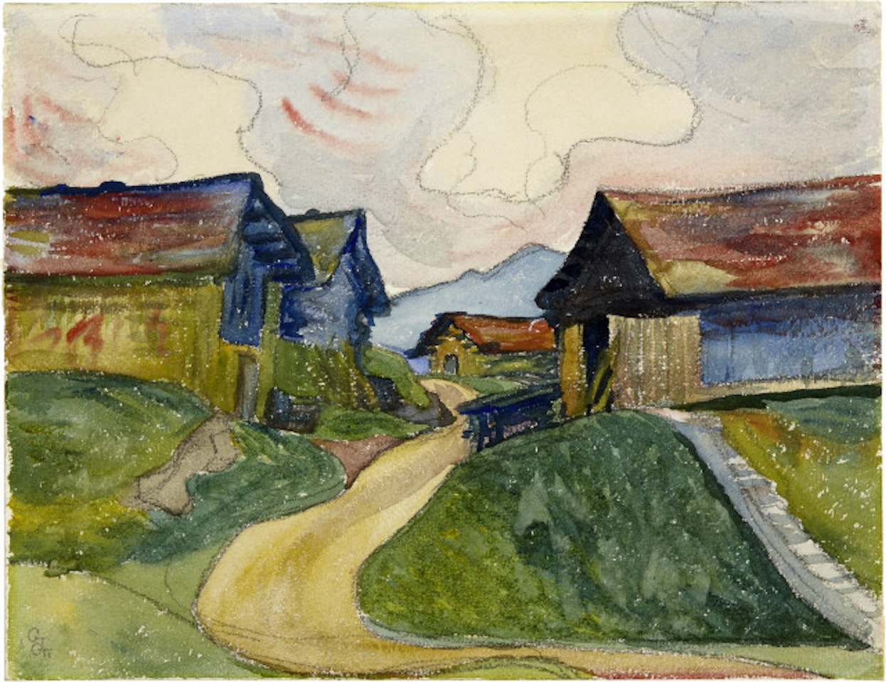 Ställe in Capolago bei Maloja by Giovanni Giacometti