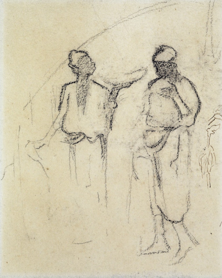Mangeurs de melons - Martiniquaise portant une coupe - Garçon de la Martinique by Paul Gauguin