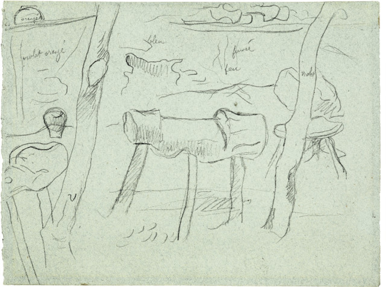  The clog maker's workshop by Paul Gauguin