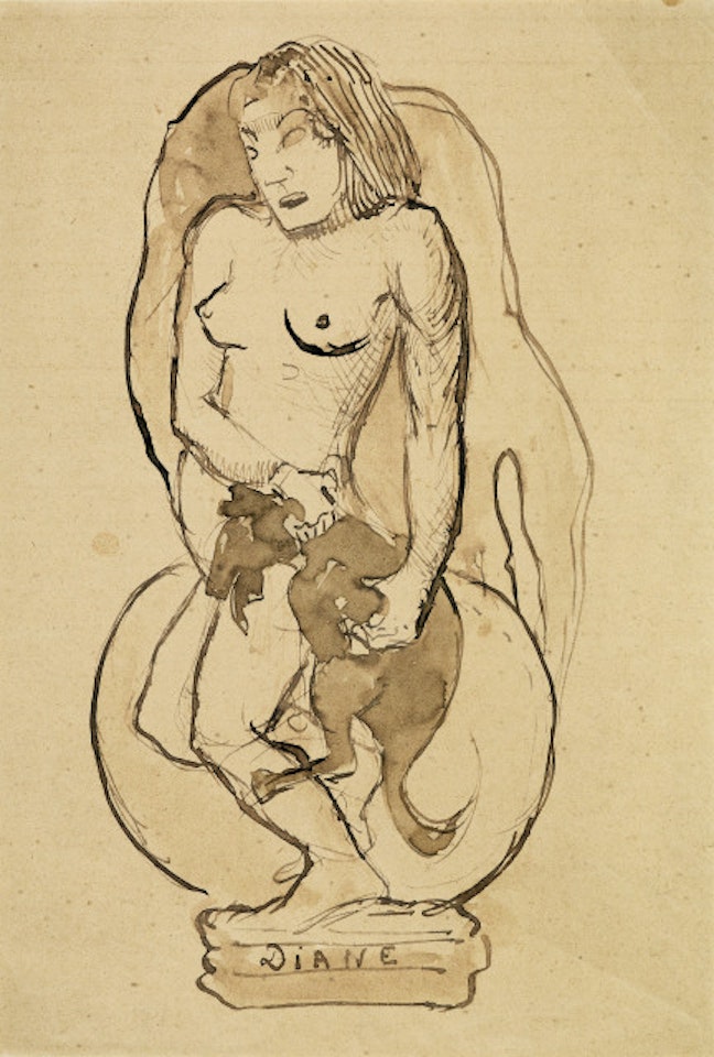 Diane - Diane oviri by Paul Gauguin