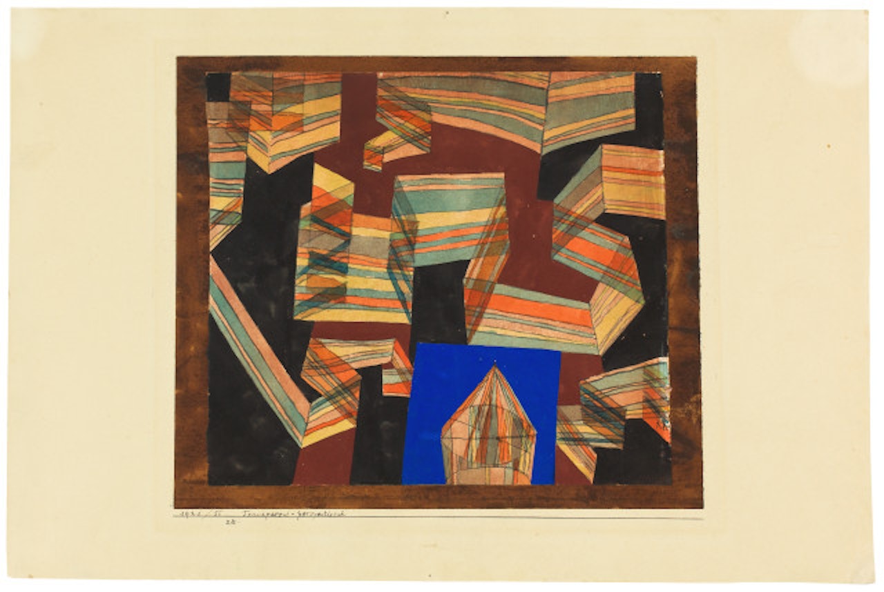 Transparent-perspectivisch by Paul Klee