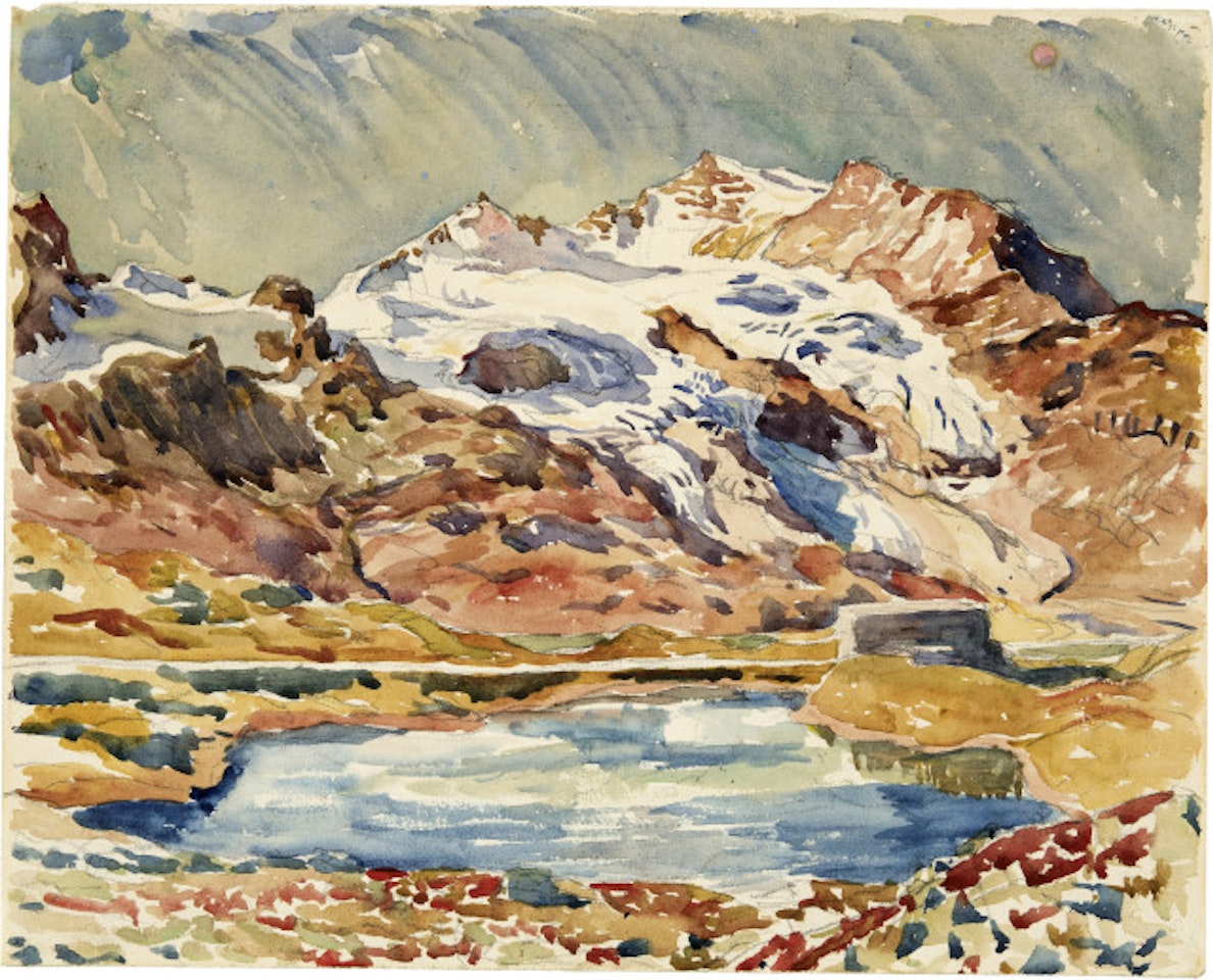 Bernina Passhöhe by Giovanni Giacometti