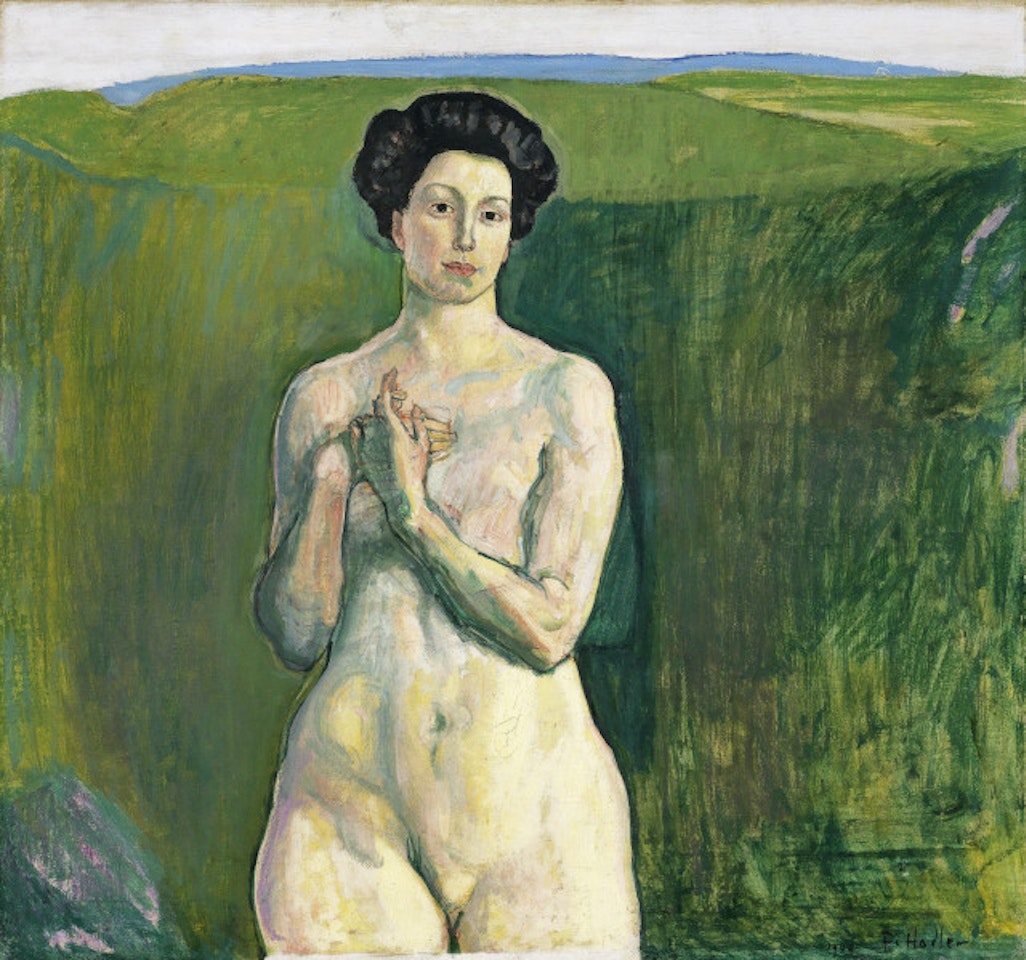 Die Quelle by Ferdinand Hodler