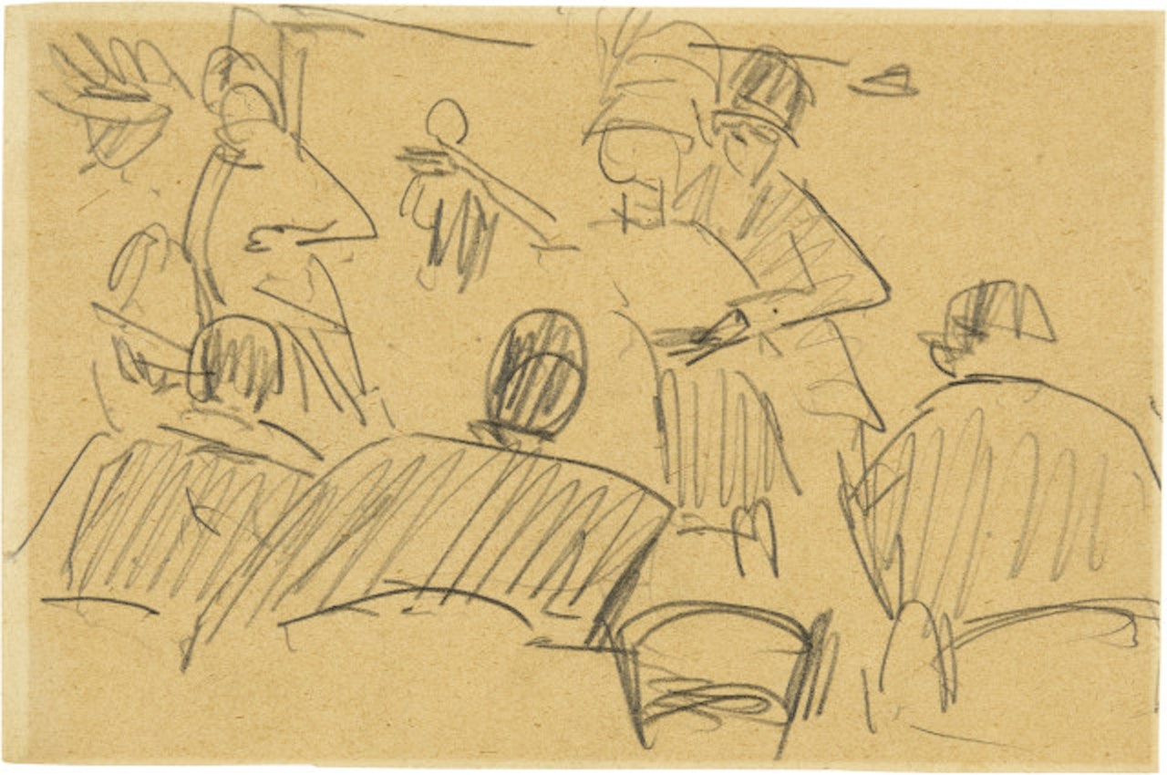 Tanzcafé by Ernst Ludwig Kirchner