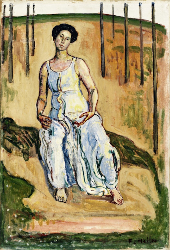 Heilige Stunde by Ferdinand Hodler