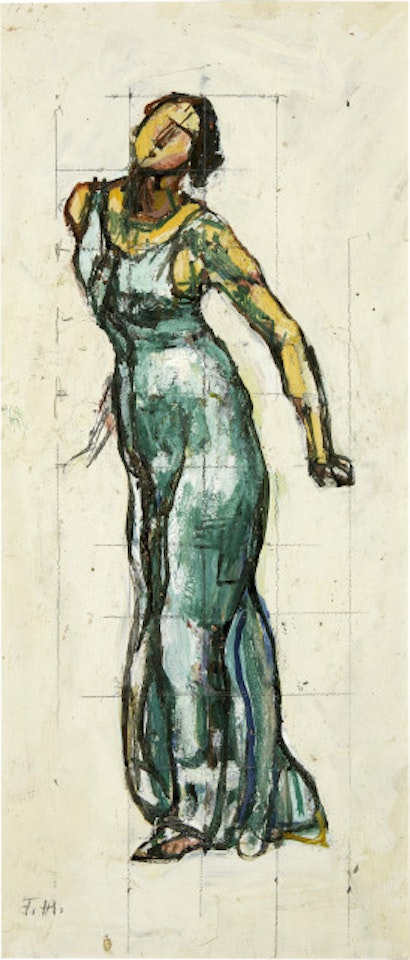 Blick ins Unendliche, Einzelfigur by Ferdinand Hodler