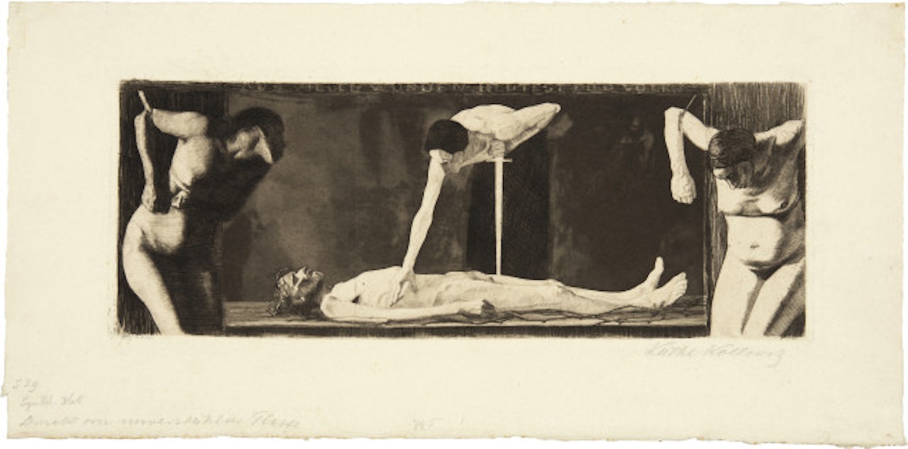 Aus vielen Wunden blutest du, o Volk by Kathe Kollwitz
