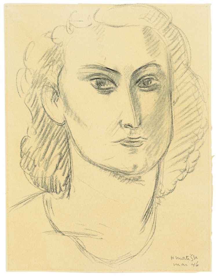Portrait de Lucienne Bernard by Henri Matisse