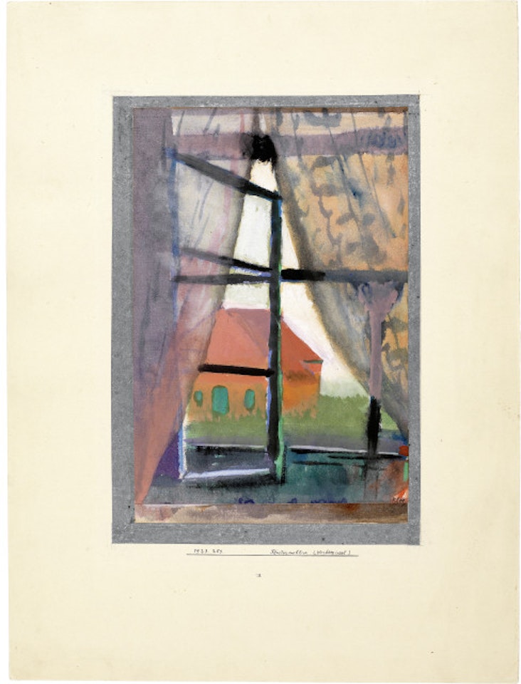 Fensterausblick (Nordseeinsel) by Paul Klee