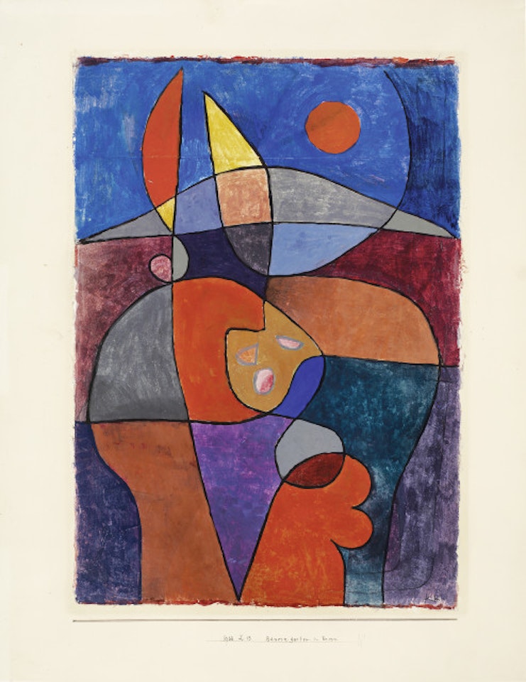 Cottage garden personified by Paul Klee