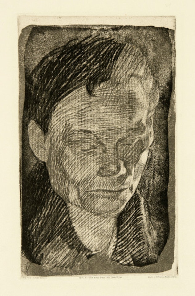 Frauenkopf by Kathe Kollwitz