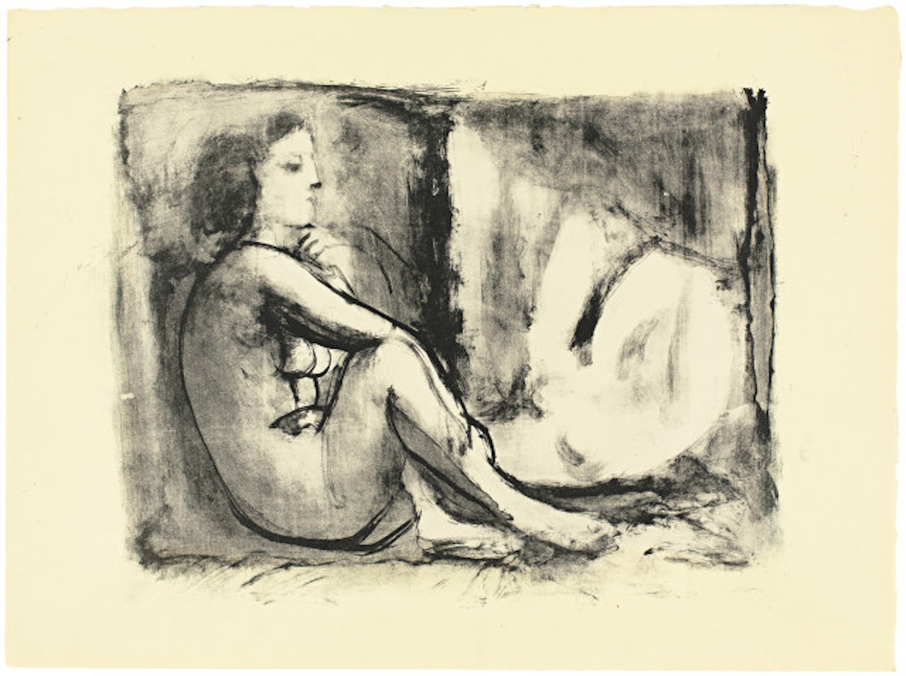 Les deux femmes nues by Pablo Picasso