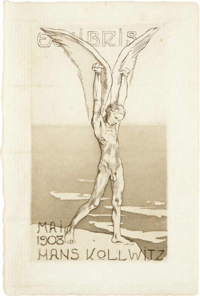 Ex-Libris Hans Kollwitz by Kathe Kollwitz