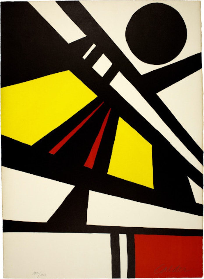 Komposition (for St. Gallen) Aus der "Grafikmappe Hochschule St. Gallen" by Alexander Calder