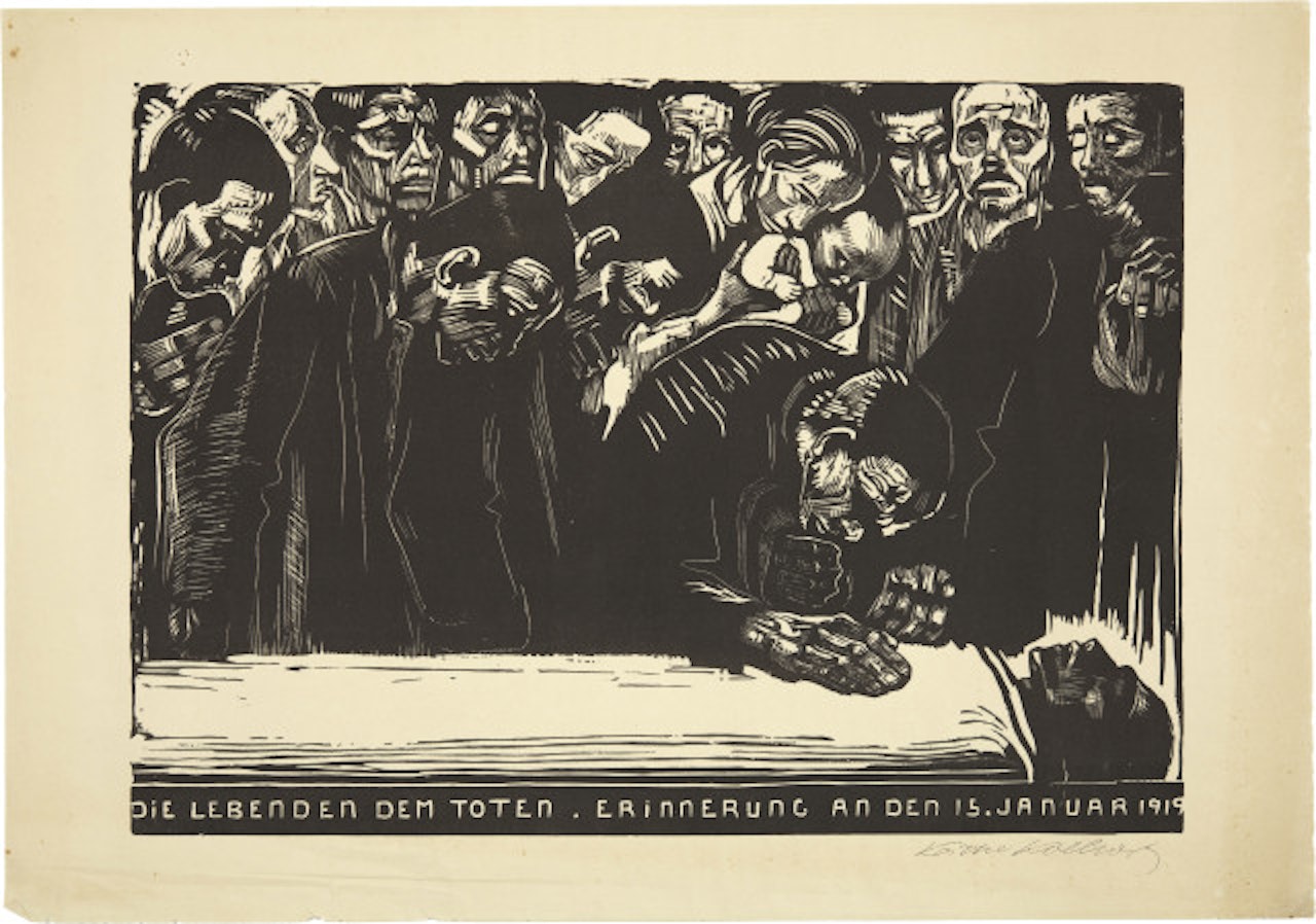 Gedenkblatt für Karl Liebknecht by Kathe Kollwitz