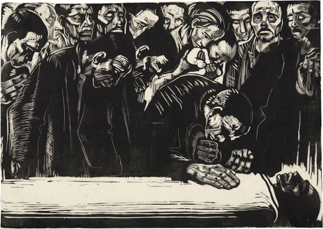 Gedenkblatt für Karl Liebknecht by Kathe Kollwitz