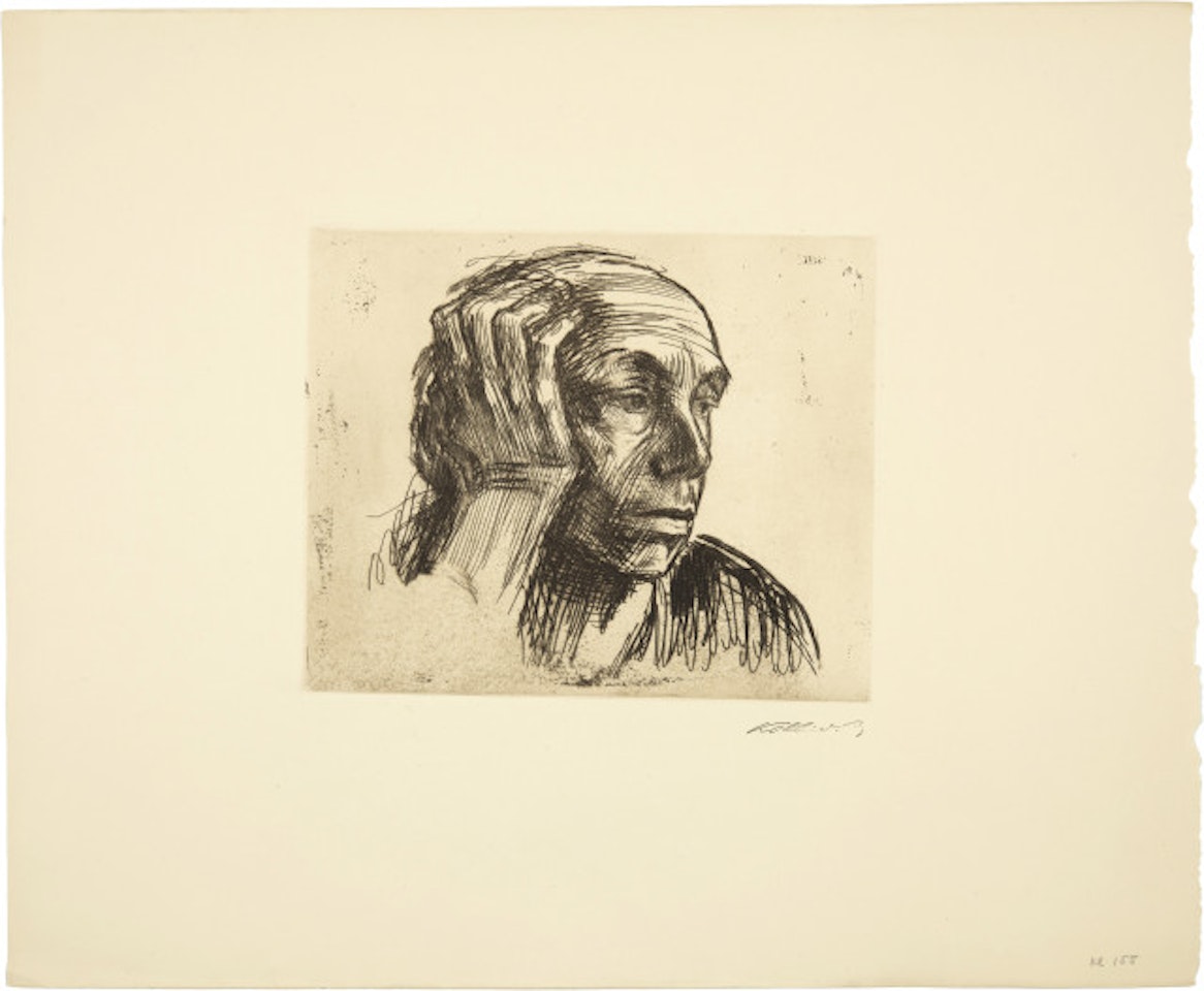 Selbstbildnis. -Selbstbildnis by Kathe Kollwitz