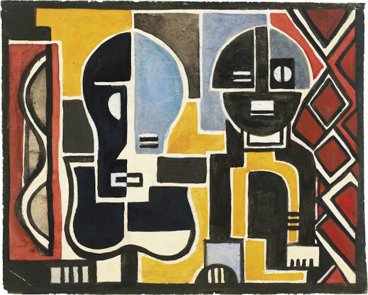 Creation of the world (Study for the curtain) by Fernand Leger